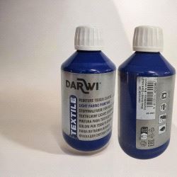 Darwi Textile Tekstilmaling Mørk Blå – 250ml