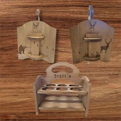 Øl/bruskasse med hjortemotiv