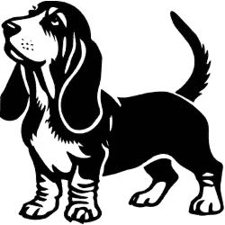 Trykkloss, Hund 16 Basset