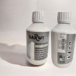 Darwi Textile Tekstilmaling Hvit – 250ml