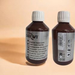 Darwi Textile Tekstilmaling Mørk Brun – 250ml