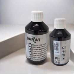 Darwi Textile Tekstilmaling Sort– 250ml